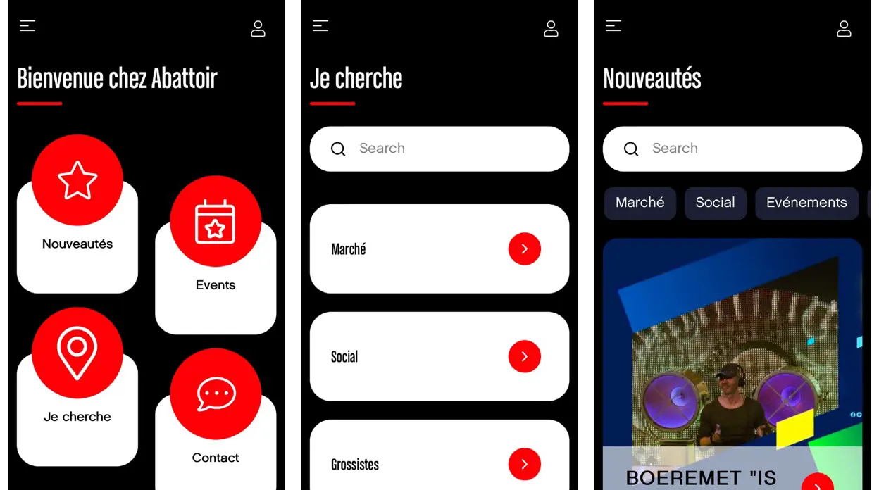 Abattoir — A mobile app for Brussels' historic market site