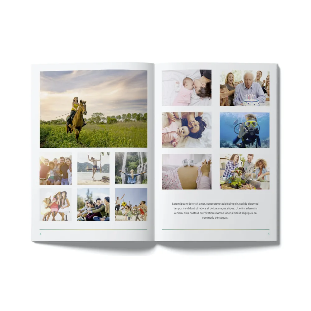 A printed Tribu magazine — the finished product the compositor produces
